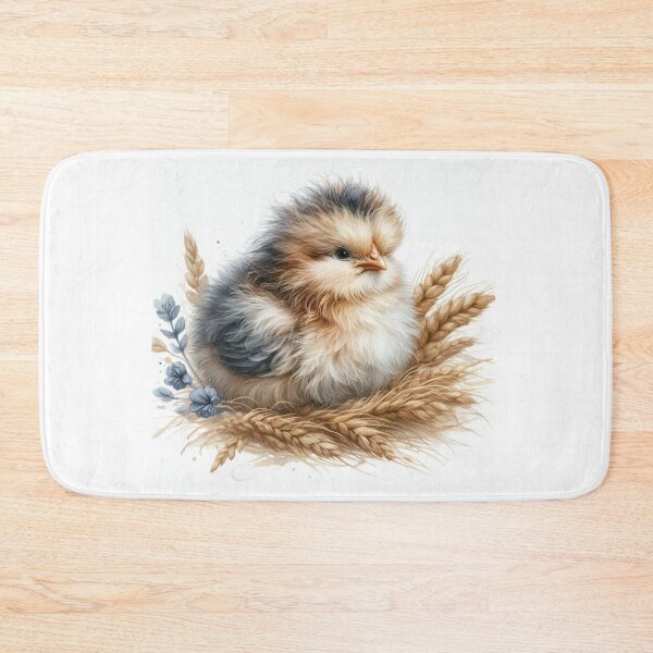 Item preview, Farmhouse Chick – Rustic Baby Animal Wall Art designed and sold by WF-Studio.