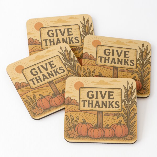Item preview, Thanksgiving Give Thanks designed and sold by AZTRELIS.