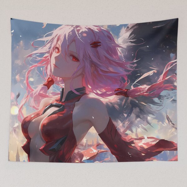 Item preview, Inori Yuzuriha Guilty Crown Anime Ethereal Crimson Light designed and sold by earlobejerk.