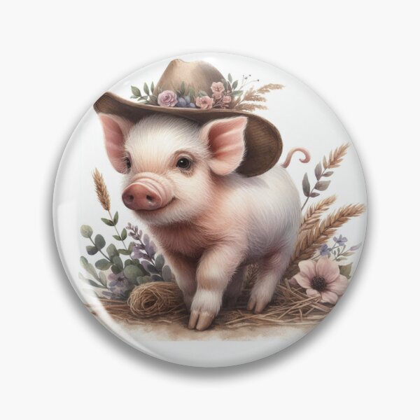 Item preview, Farmhouse Piglet – Cozy Country Nursery Decor designed and sold by WF-Studio.