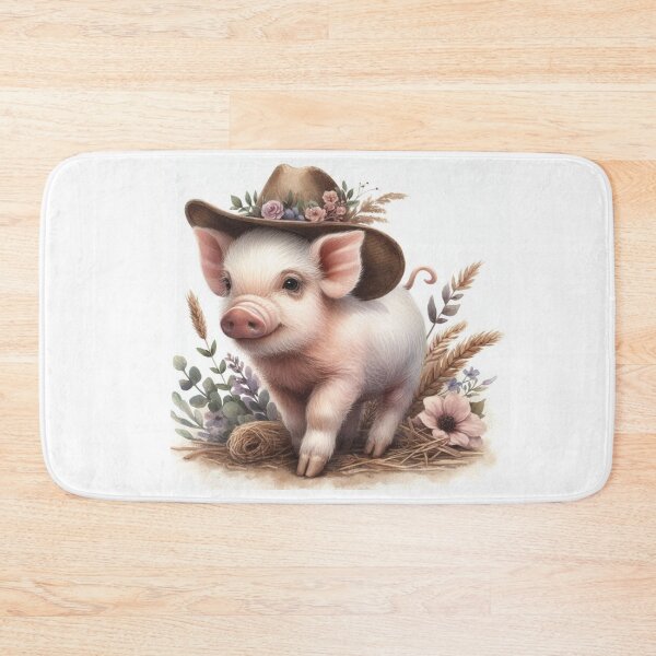 Item preview, Farmhouse Piglet – Cozy Country Nursery Decor designed and sold by WF-Studio.