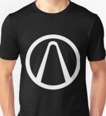 Vault Logo Weiß - Borderlands Unisex T-Shirt
