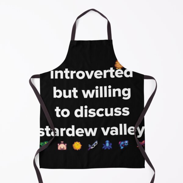 Item preview, Introverted But Willing To Discuss Stardew Valley designed and sold by ANGELATILLMA.