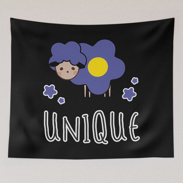 Item preview, Flower Sheep - Unique Illustration designed and sold by CitlalliHahn.