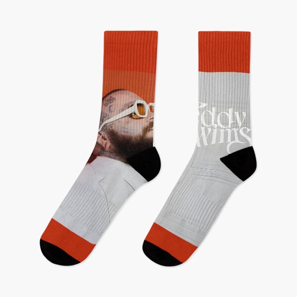 Item preview, Teddy Swims White Suit Poster – Bold Orange & White Wall Music Art Print designed and sold by FutureWellShop.
