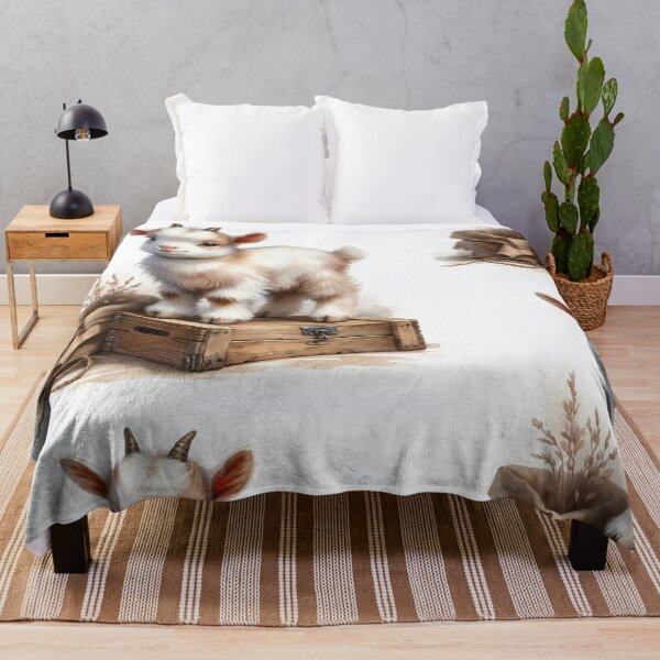 Item preview, Farmhouse Goat – Rustic Country Animal Print designed and sold by WF-Studio.