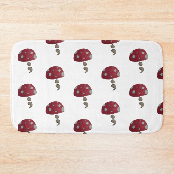 Item preview, Semi-Colon Red Mushroom designed and sold by BlossomingHope.