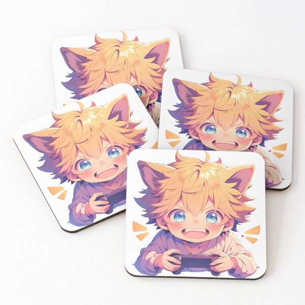 Item preview, Yukine Noragami Cute Chibi Playing Video Game Anime designed and sold by earlobejerk.