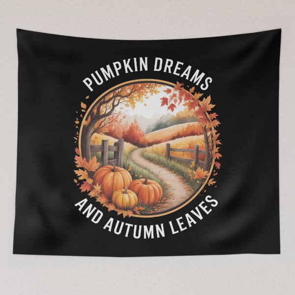Item preview, Fall Pumpkin Patch Autumn Leaves Fall Harvest Thanksgiving designed and sold by Sunset4Bones.