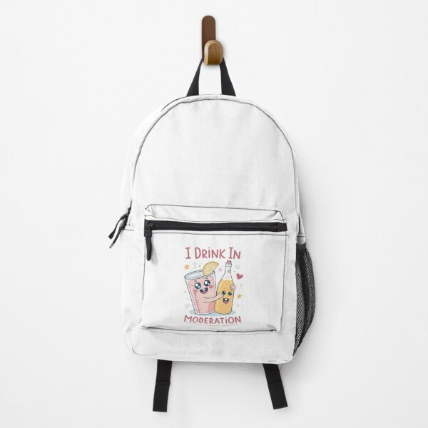 Item preview, Kawaii "I Drink in Moderation" - Cute & Funny Design designed and sold by asliberry.