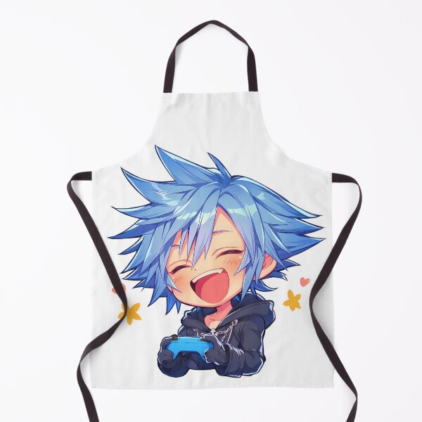 Item preview, Riku Kingdom Hearts Cute Chibi Playing Video Game Anime designed and sold by earlobejerk.