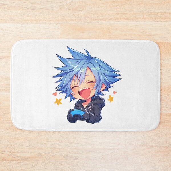 Item preview, Riku Kingdom Hearts Cute Chibi Playing Video Game Anime designed and sold by earlobejerk.