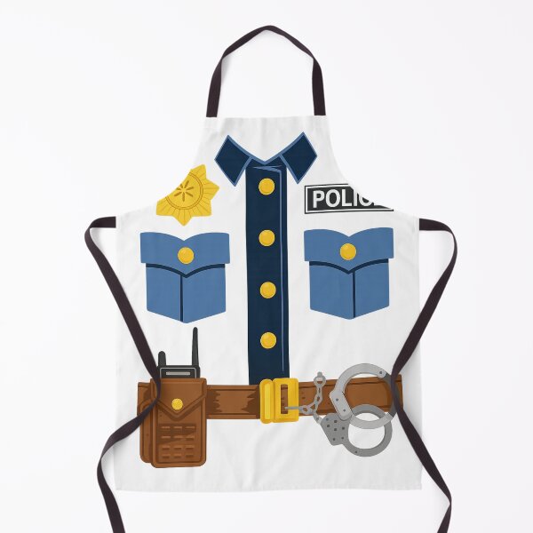 Item preview, Police Officer Uniform Illustration designed and sold by SunshineeInk.