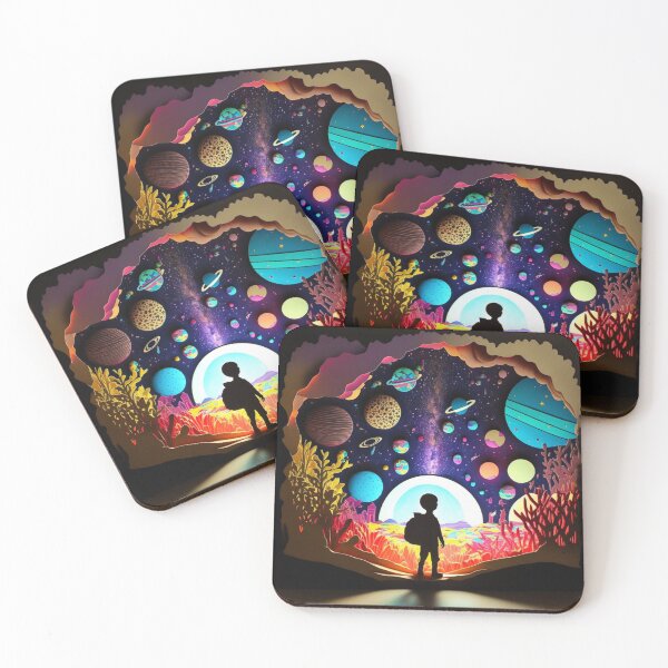 Item preview, Explorer of Many Worlds – Cosmic Adventure Art designed and sold by The-Chic-Geek-.