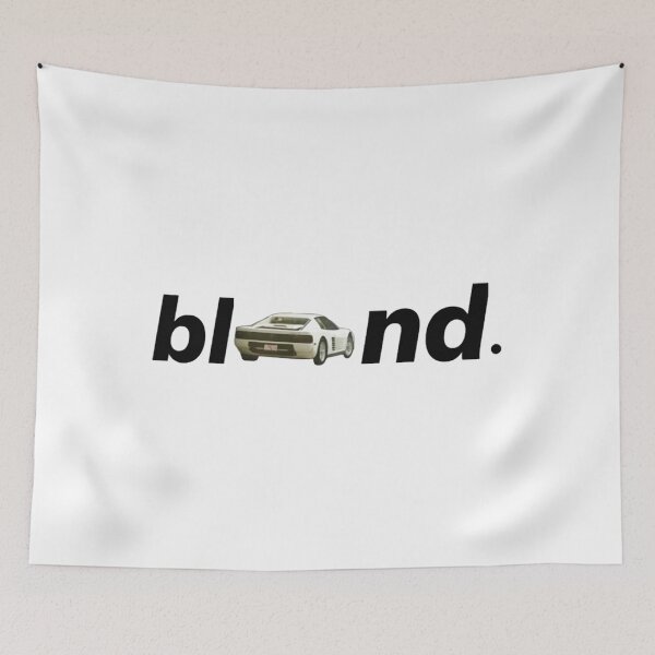 Item preview, Frank Ocean Blond Text with Retro Sports Car Minimalist designed and sold by kingofshaman123.