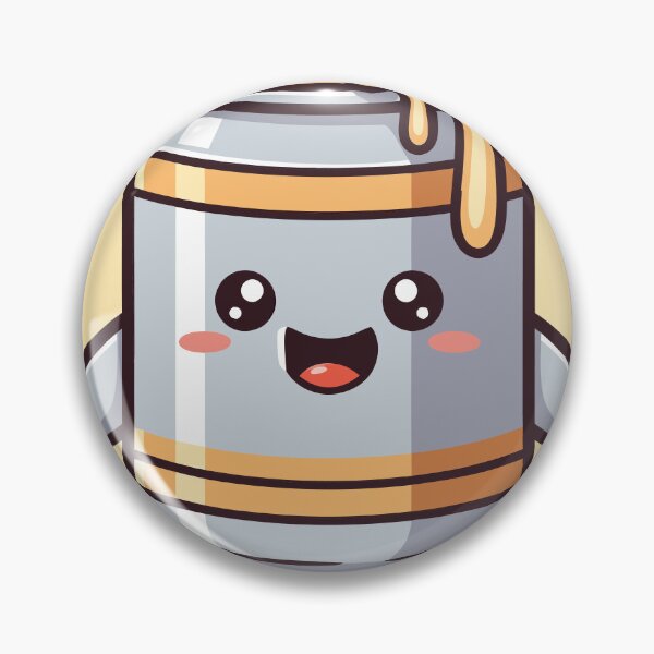 Item preview, Cute Kawaii Beer Tin Mascot designed and sold by Printips store.