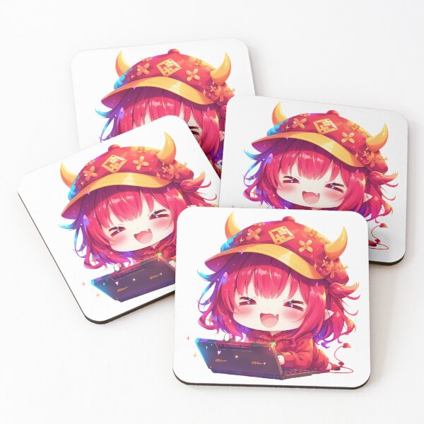 Item preview, Chiho Sasaki Devil Part Timer Cute Chibi Playing Video Game Anime Girl designed and sold by earlobejerk.