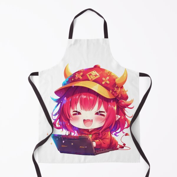 Item preview, Chiho Sasaki Devil Part Timer Cute Chibi Playing Video Game Anime Girl designed and sold by earlobejerk.