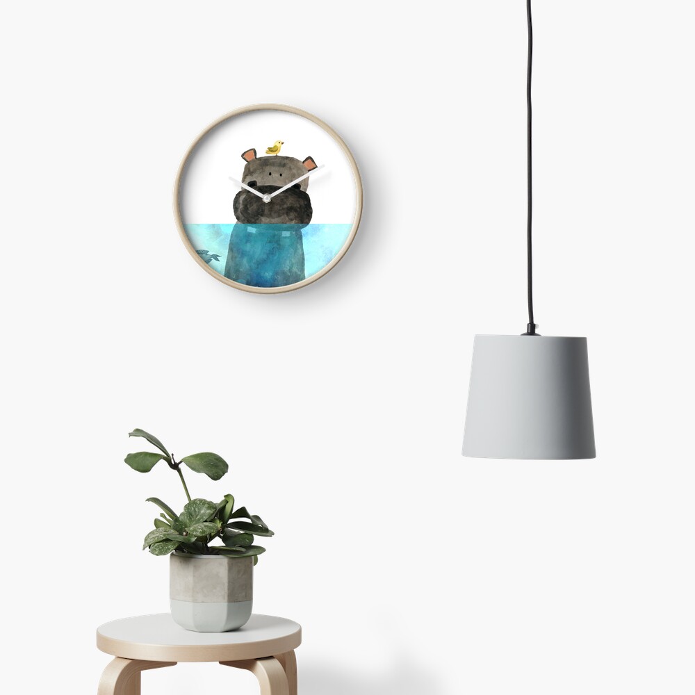 Hippo Love Clock