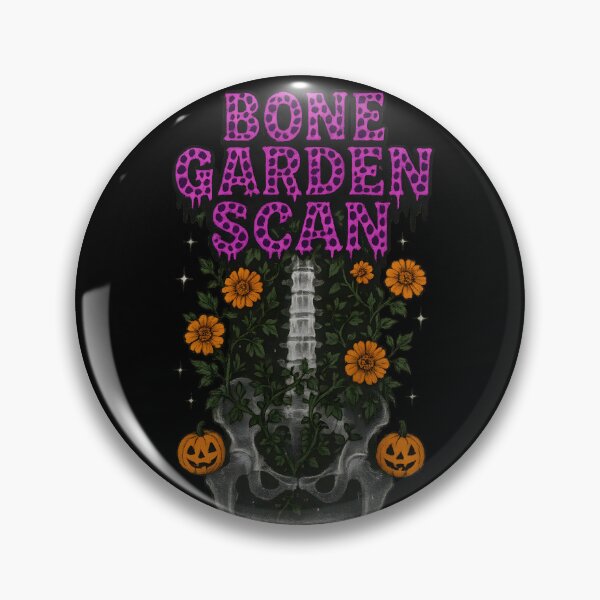 Artikelvorschau, Bone Garden Scan – Halloween-Blumenanatomie-Wirbelsäulen-Röntgenbild für Radiologen und Sonographen entworfen und verkauft von ClinicalHubs.