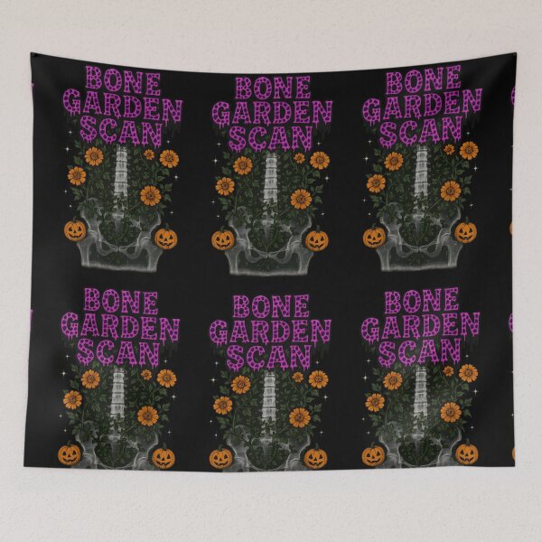 Item preview, Bone Garden Scan – Halloween Floral Anatomy Spine X-Ray for Radiologists and Sonographers designed and sold by ClinicalHubs.