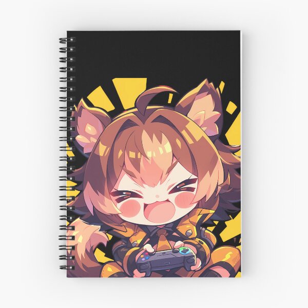 Item preview, Makoto Nanaya Blazblue Cute Chibi Playing Video Game Game Girl designed and sold by earlobejerk.