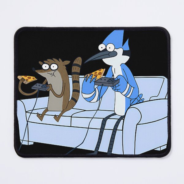 Item preview,  Mordecai And Rigby Pizza And Video Games designed and sold by ANGELATILLMA.