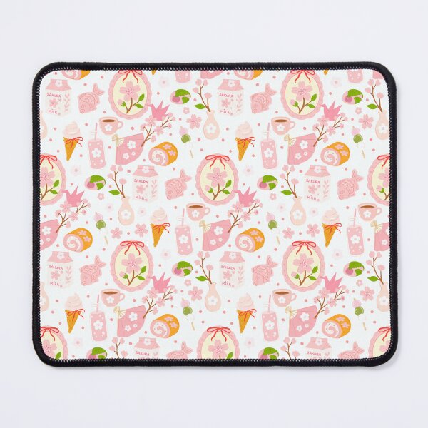 Item preview, Kawaii Sakura Seamless Pattern designed and sold by Sunnyneststudio.