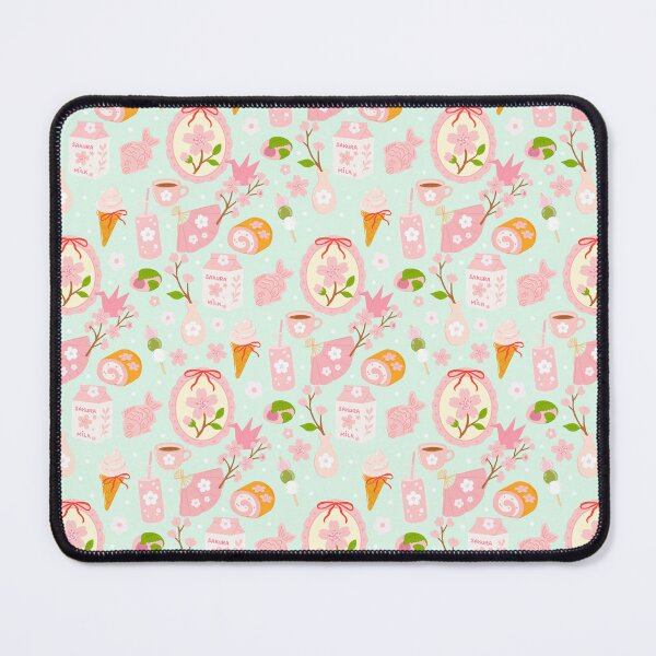 Item preview, Kawaii Sakura Seamless Pattern designed and sold by Sunnyneststudio.