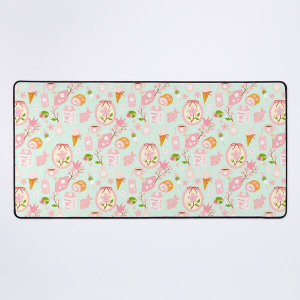 Item preview, Kawaii Sakura Seamless Pattern  designed and sold by Sunnyneststudio.