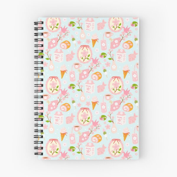 Artikelvorschau, Kawaii Sakura nahtloses Muster entworfen und verkauft von Sunnyneststudio.