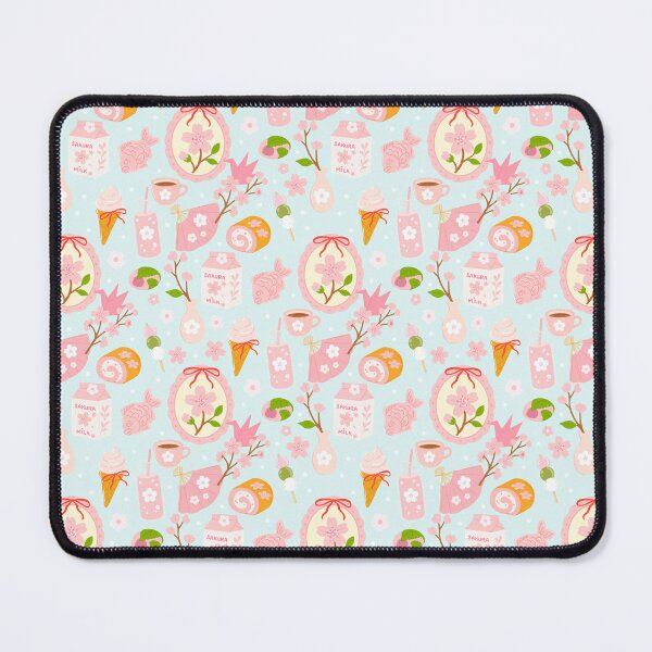 Item preview, Kawaii Sakura Seamless Pattern designed and sold by Sunnyneststudio.
