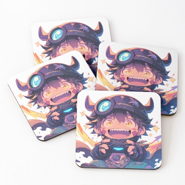 Item preview, Reg Made in Abyss Cute Chibi Playing Video Game Anime designed and sold by earlobejerk.