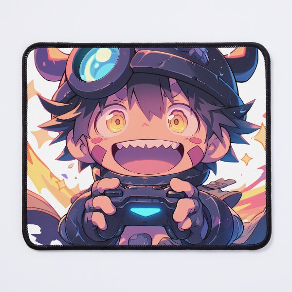 Item preview, Reg Made in Abyss Cute Chibi Playing Video Game Anime designed and sold by earlobejerk.