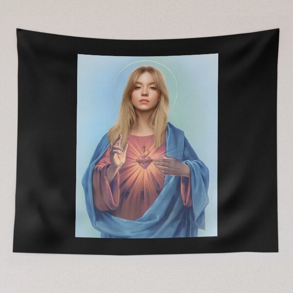 Item preview, Holy Mary Sydney Sweeney designed and sold by MaureenHickle.