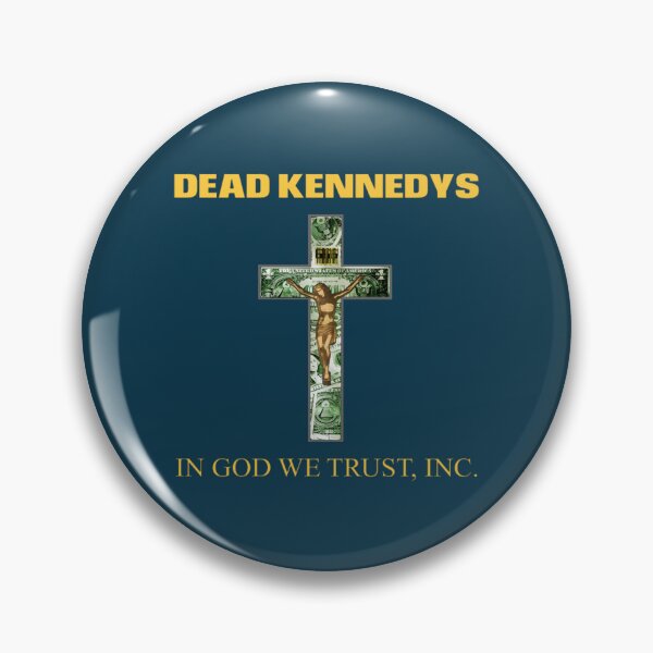 Item preview, D Kennedys In God We Trust Cross  designed and sold by ClothingUncom.