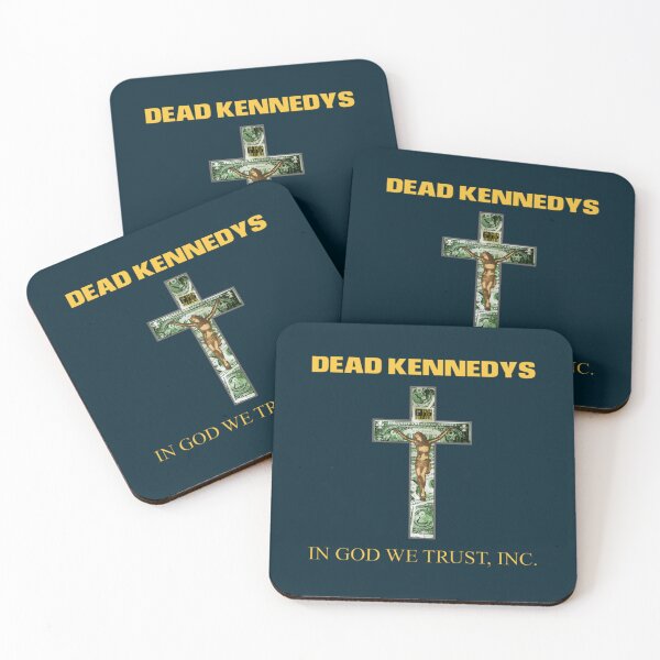 Item preview, D Kennedys In God We Trust Cross  designed and sold by ClothingUncom.