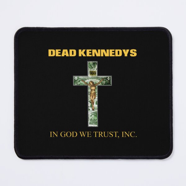 Item preview, D Kennedys In God We Trust Cross  designed and sold by ClothingUncom.