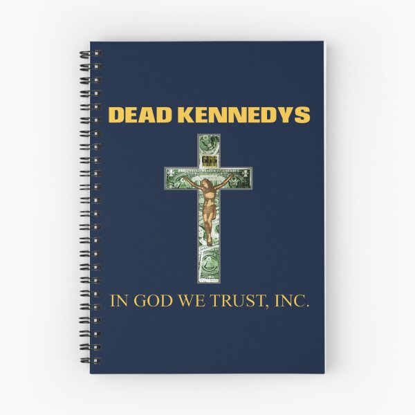 Item preview, D Kennedys In God We Trust Cross  designed and sold by ClothingUncom.