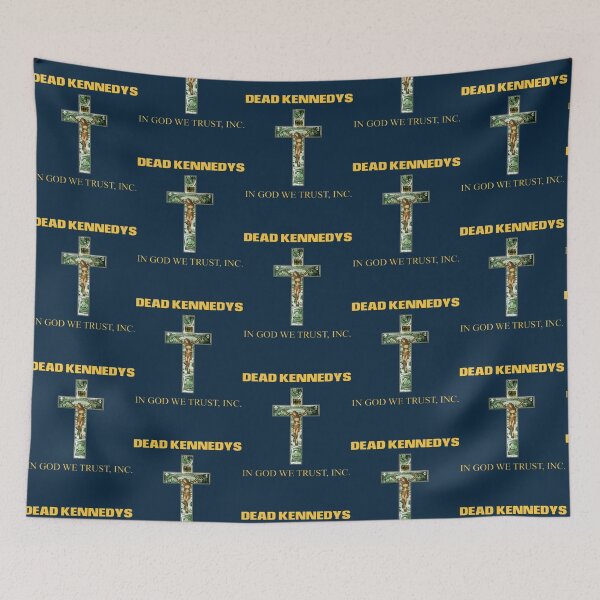 Item preview, D Kennedys In God We Trust Cross  designed and sold by ClothingUncom.