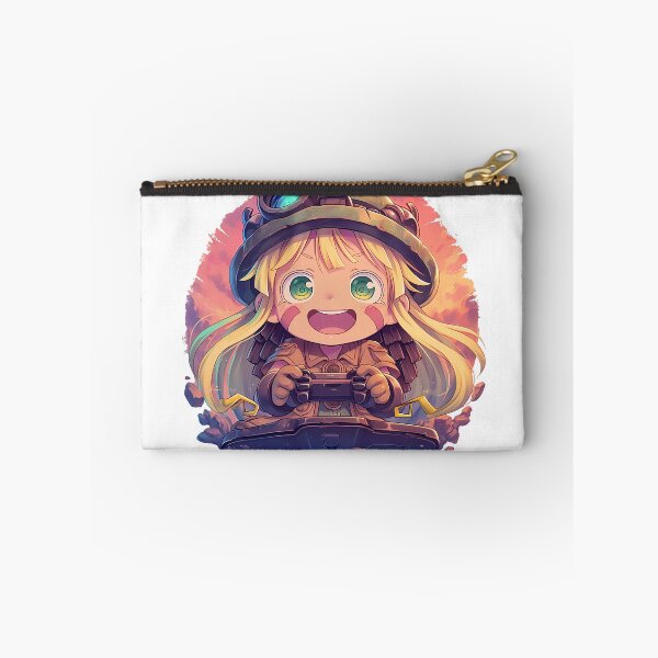 Item preview, Riko Made in Abyss Cute Chibi Playing Video Game Anime Girl designed and sold by earlobejerk.