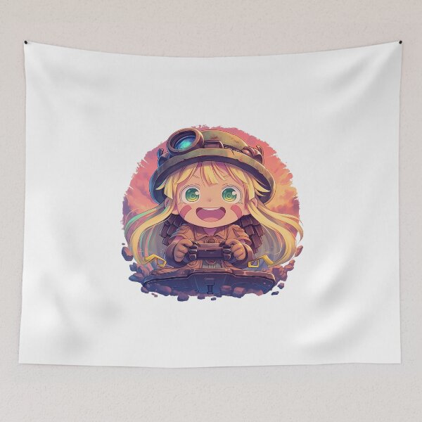 Item preview, Riko Made in Abyss Cute Chibi Playing Video Game Anime Girl designed and sold by earlobejerk.