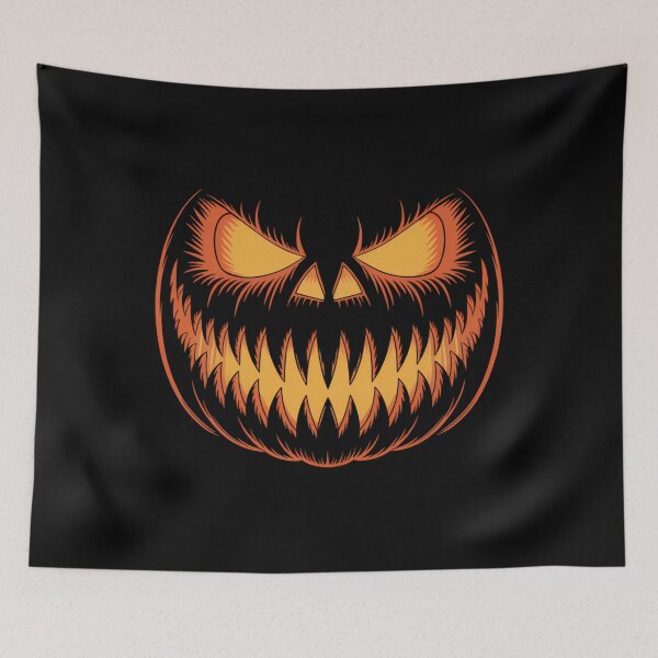 Item preview, Scary Spooky Jack O Lantern Face Pumpkin Halloween designed and sold by Sunset4Bones.