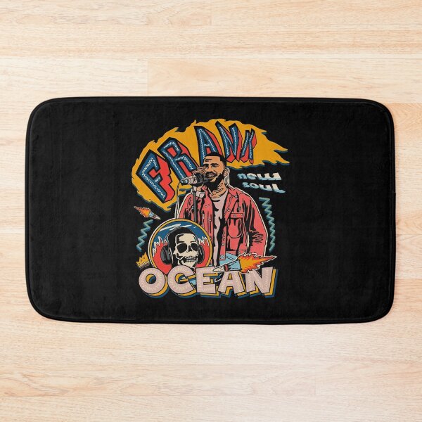Item preview, Frank Ocean Retro Microphone Graphic with Skull and Flames designed and sold by kingofshaman123.