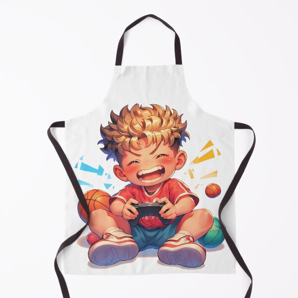 Item preview, Hanamichi Sakuragi Slam Dunk Cute Chibi Playing Video Game Anime designed and sold by earlobejerk.
