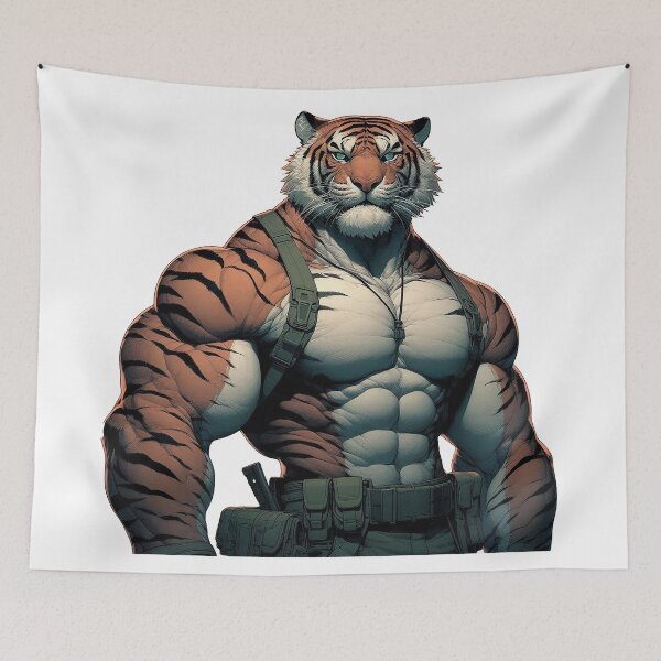 Item preview, Alpha Warrior Tiger designed and sold by nikkolaus.