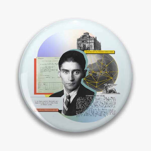 Item preview, Franz Kafka | Literary Collage Art Modernist Aesthetic designed and sold by MichaelLovell92.