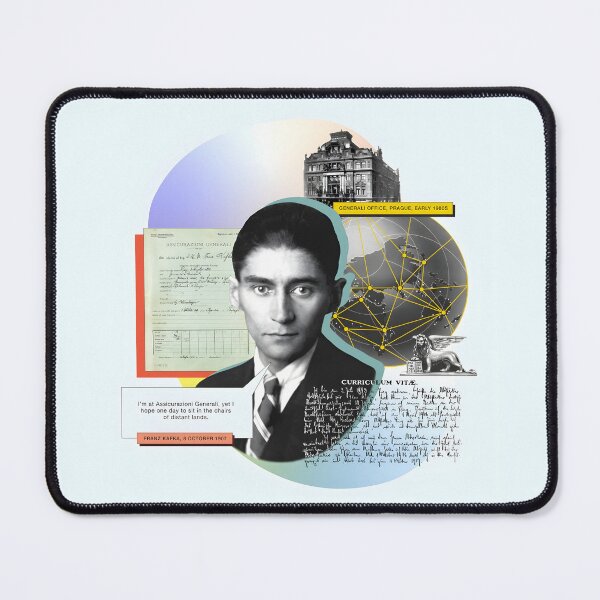 Item preview, Franz Kafka | Literary Collage Art Modernist Aesthetic designed and sold by MichaelLovell92.