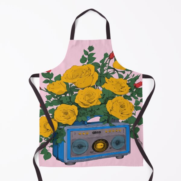 Item preview, Yellow Roses and a Blue Boombox designed and sold by mekriola.