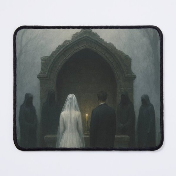 Item preview, The Vows At Midnight - Cursed Wedding Gothic Art designed and sold by JatashiStudio3.